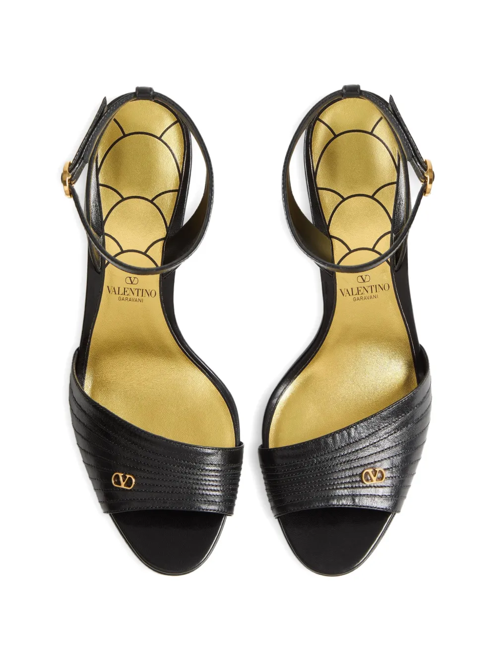 Valentino Garavani 85 mm Ladycrush sandalen Zwart