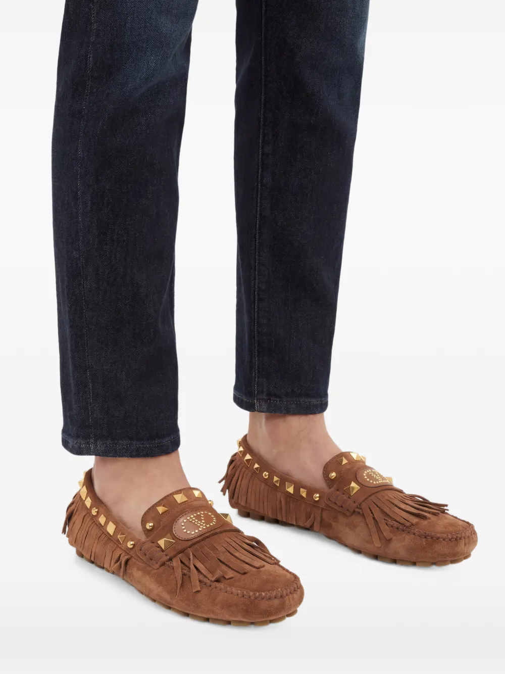 Valentino Garavani Rockstud loafers Bruin