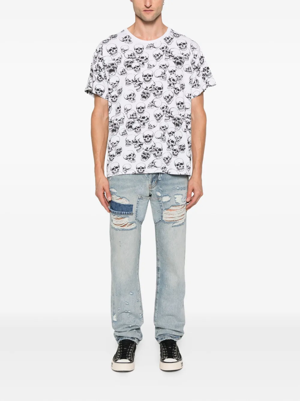 GALLERY DEPT. skull-print T-shirt | T-Shirts | Image 2