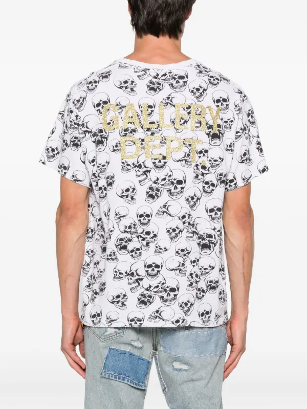 GALLERY DEPT. スカルプリント Tシャツ | ホワイト | FARFETCH JP