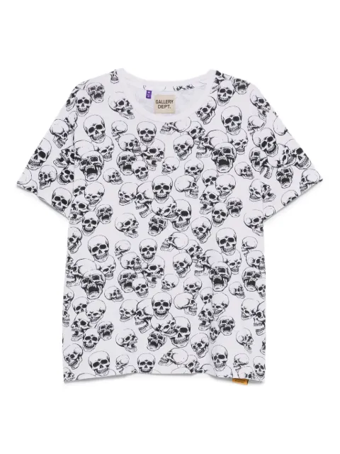 GALLERY DEPT. playera con motivo Skull