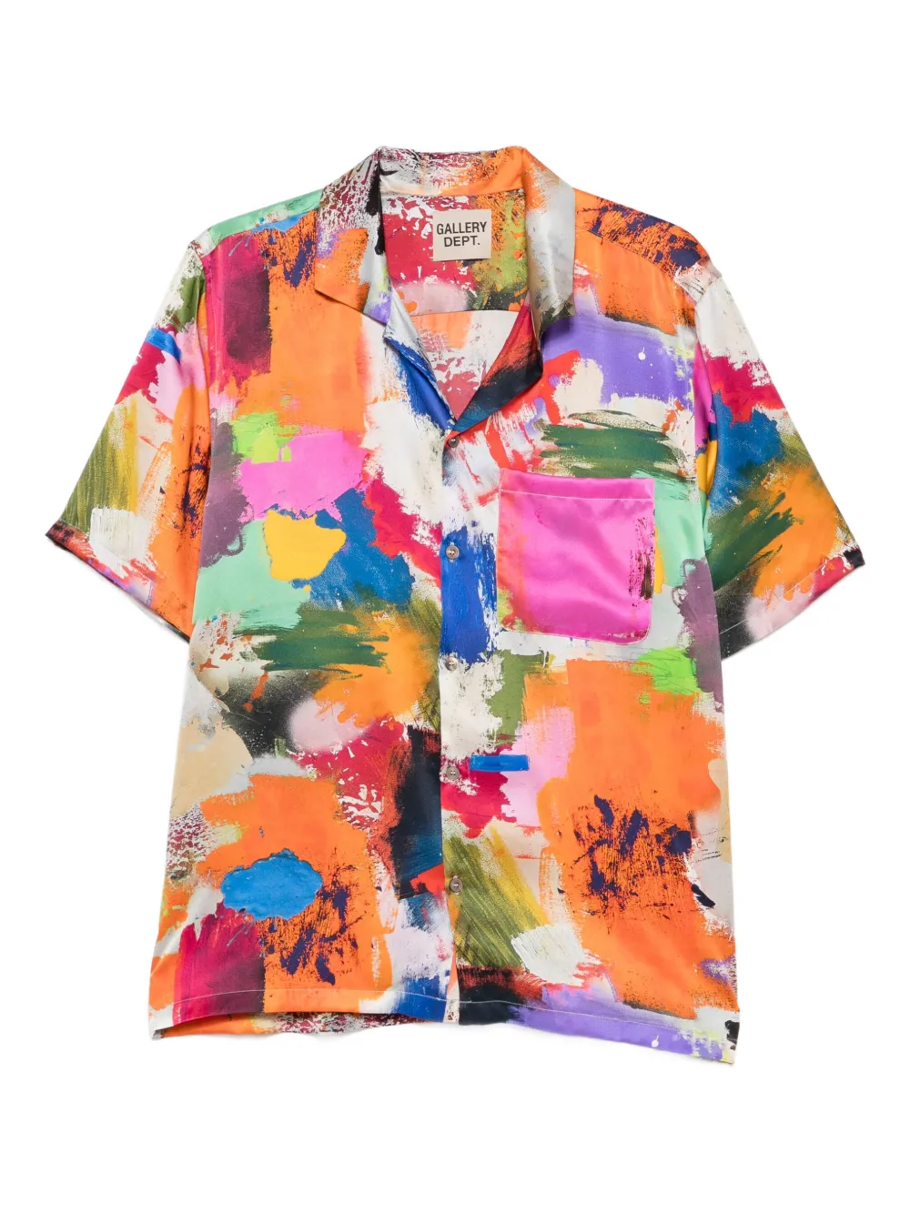 GALLERY DEPT. Parker brush-print shirt - オレンジ GALLERY DEPT. Parker brush-print shirt - オレンジ