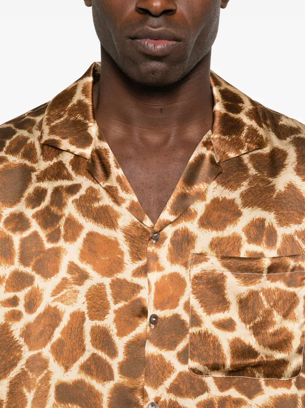 GALLERY DEPT. Parker overhemd met girafprint Bruin