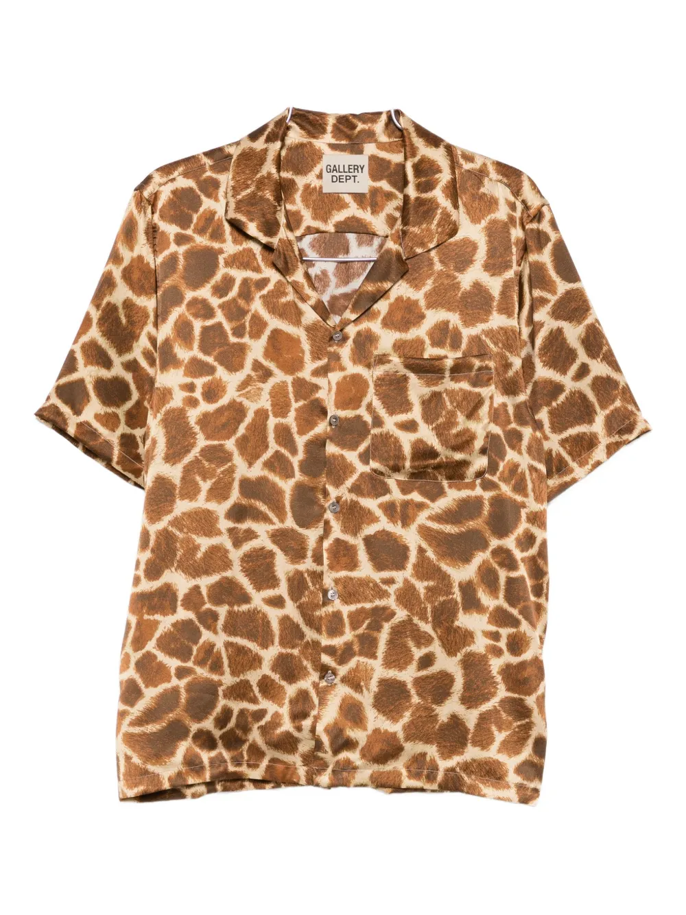 GALLERY DEPT. Parker giraffe-print shirt - Marrone