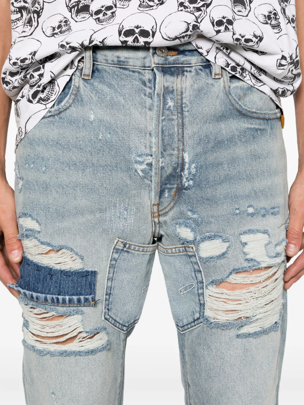 GALLERY DEPT. Bowery 5001 straight jeans Blauw