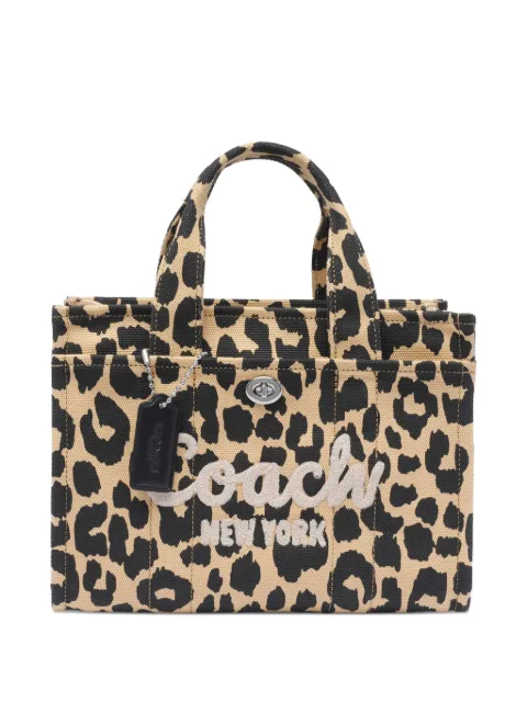 Coach leopard-print tote bag