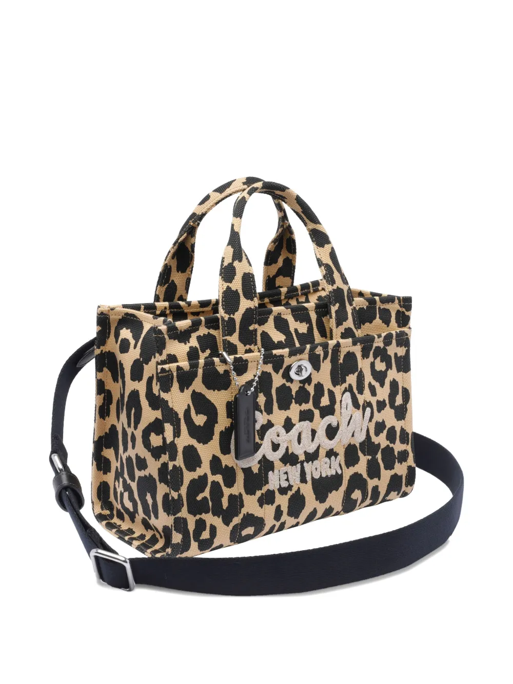 Coach Shopper met luipaardprint Beige