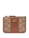 Coach monogram card case - Brown