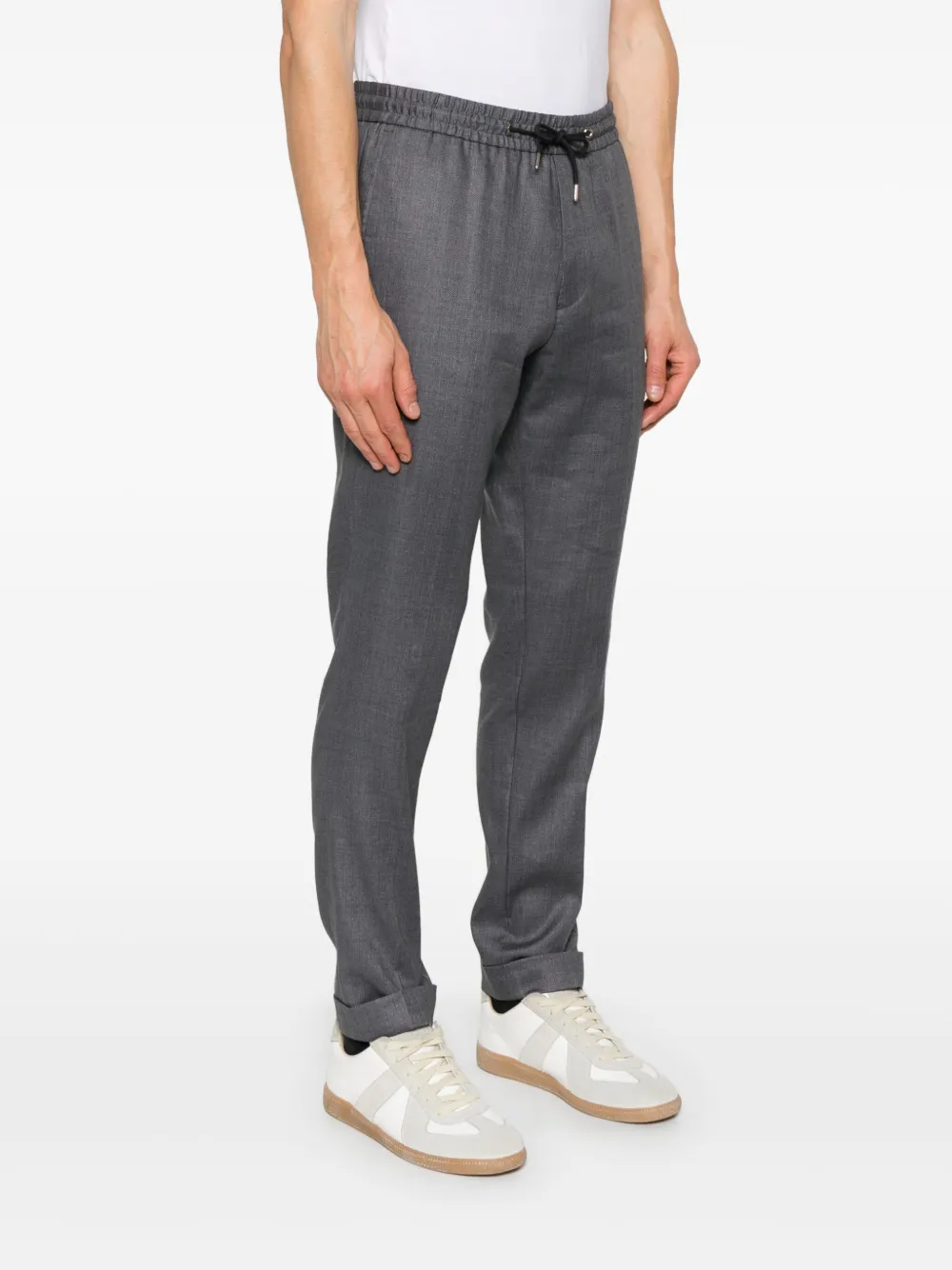 Paul Smith Broek met toelopende pijpen Grijs