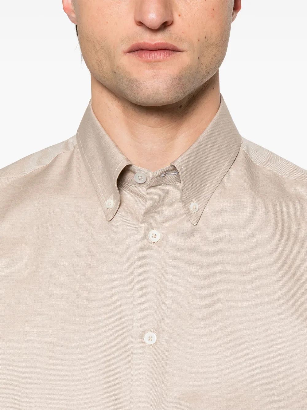 Paul Smith Katoenen overhemd Beige