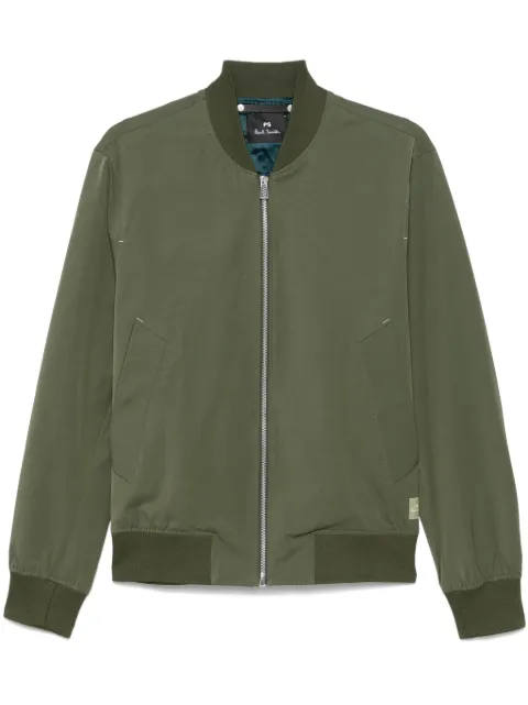 PS Paul Smith logo-patch bomber jacket 