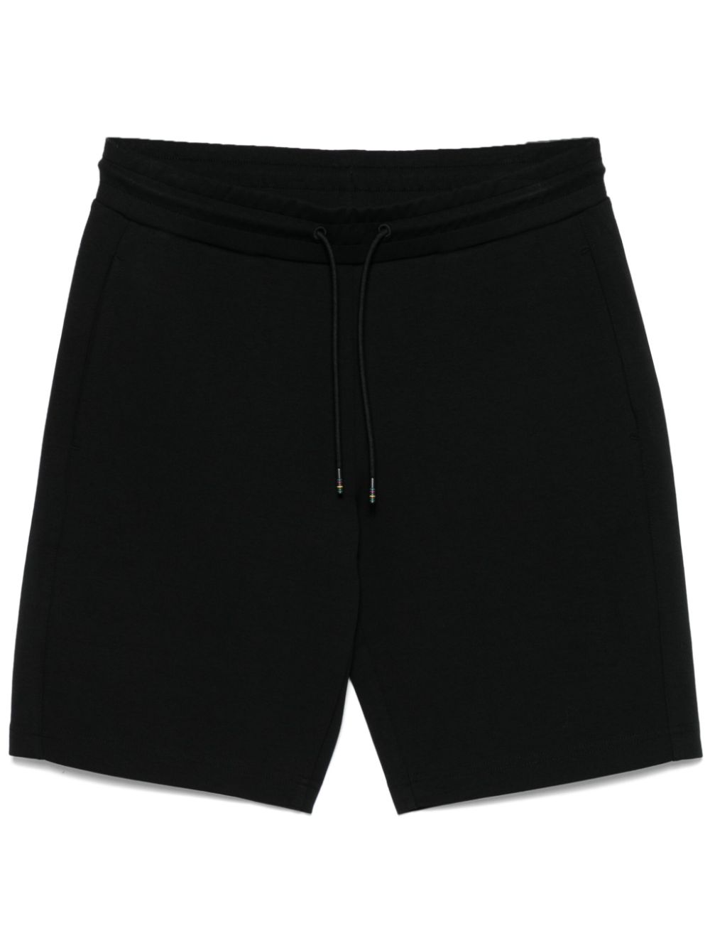 drawstring-waist track shorts