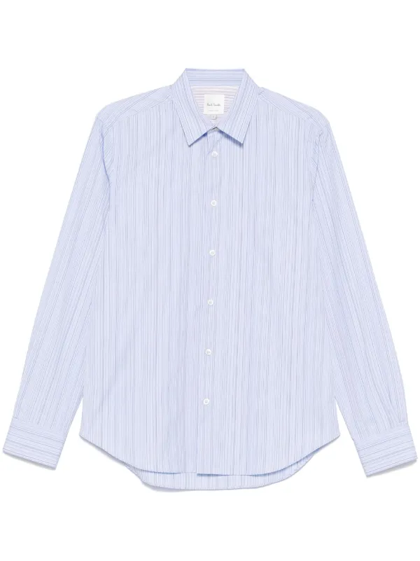 Paul Smith ストライプ メンズ　長袖シャツ M Paul Smith ストライプ シャツ | ブルー | FARFETCH JP
