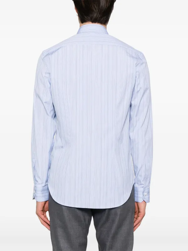 Paul Smith ストライプワイシャツ Lサイズ Paul Smith ストライプ シャツ | ブルー | FARFETCH JP