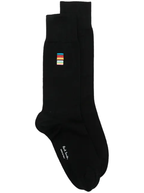 Paul Smith calcetines con motivo de rayas artísticas
