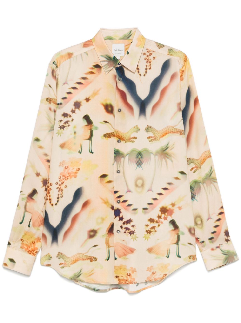 Paul Smith graphic-print shirt - Neutrals