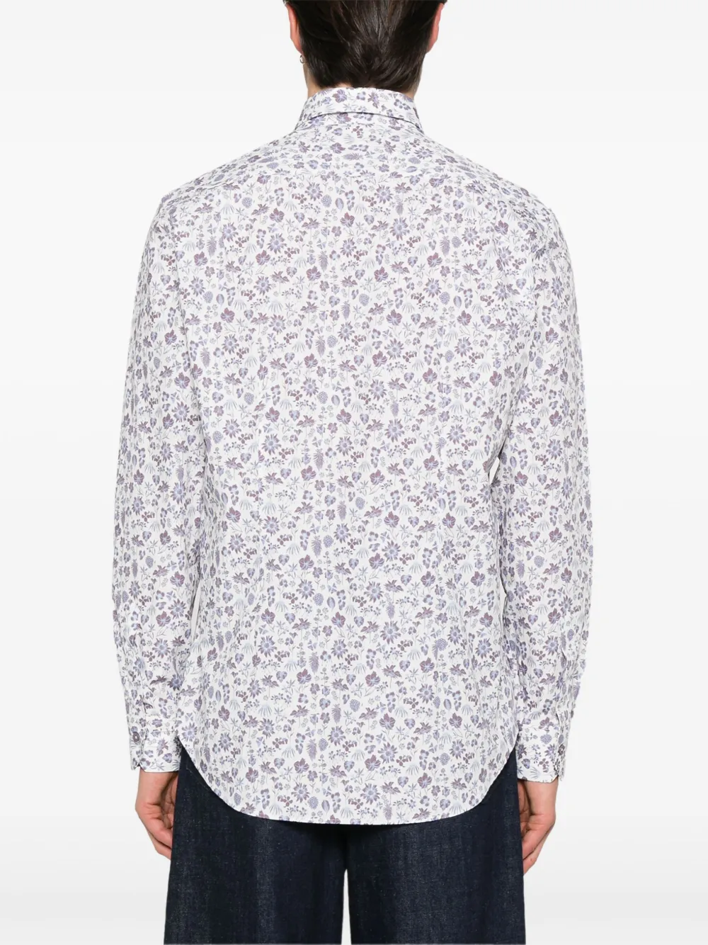 Paul Smith Overhemd met bloemenprint Wit