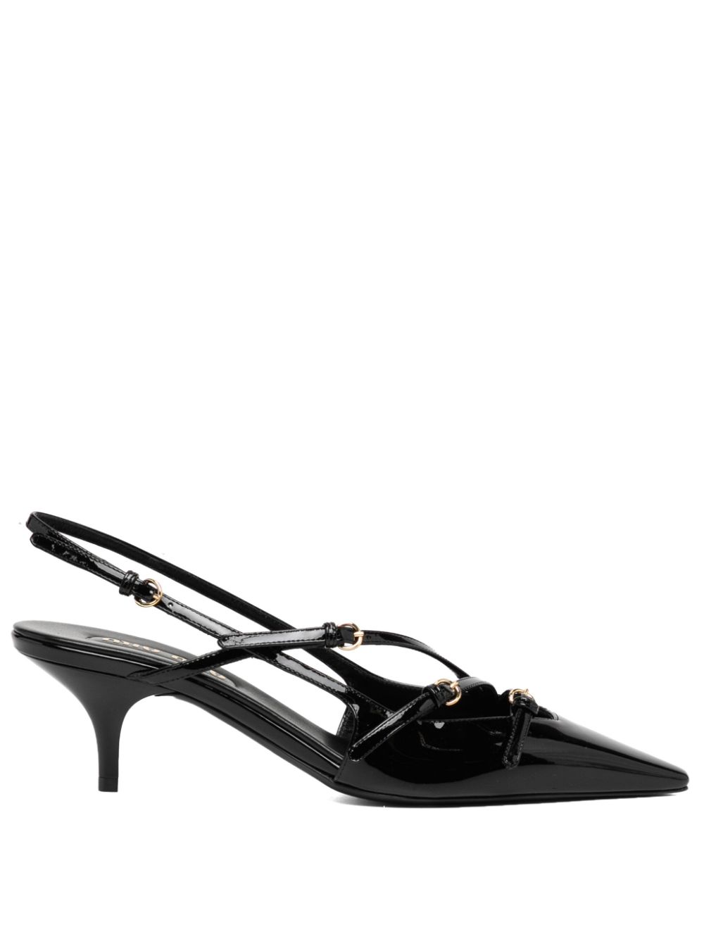 Miu leather pumps Black