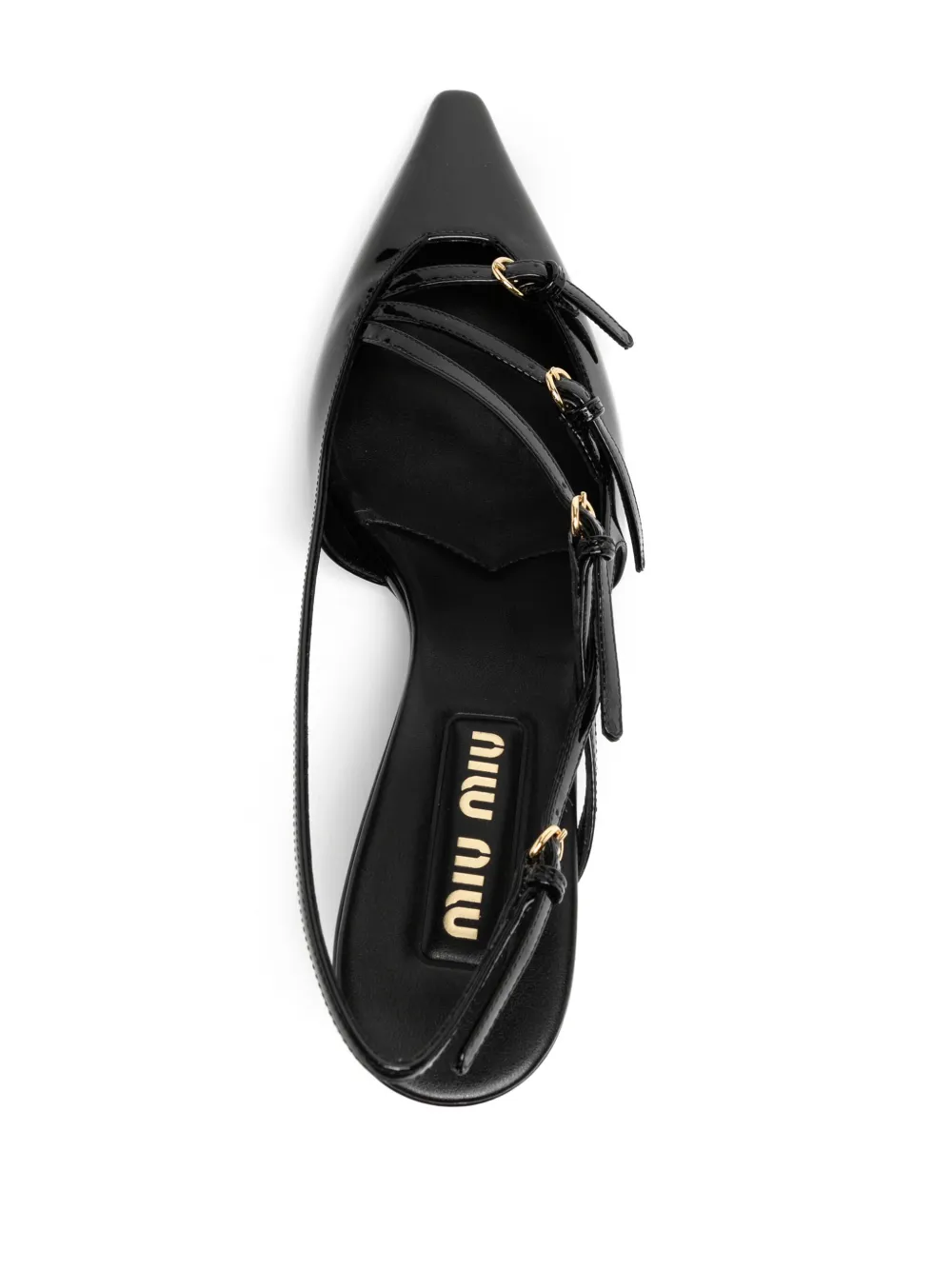 Miu leather pumps Black
