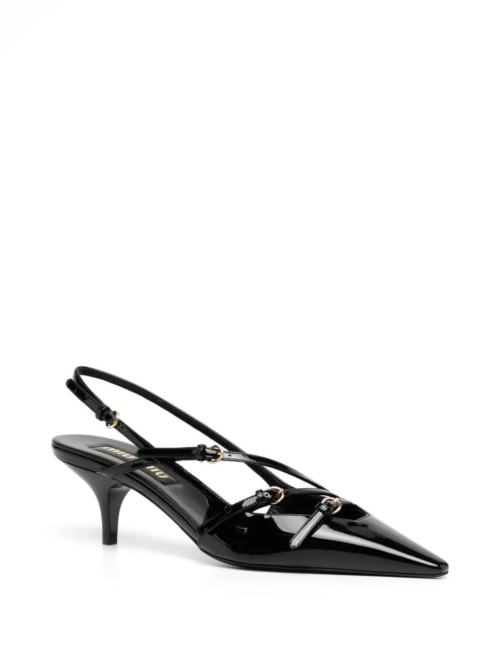 Miu Miu Leren pumps - Zwart