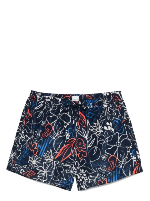 Paul Smith shorts de playa con estampado floral