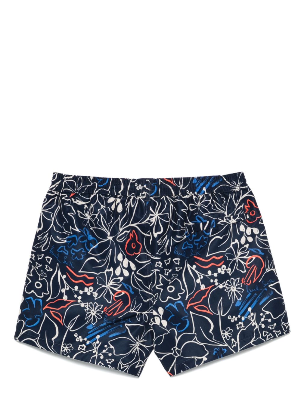 Paul Smith floral-print swim shorts - Blue