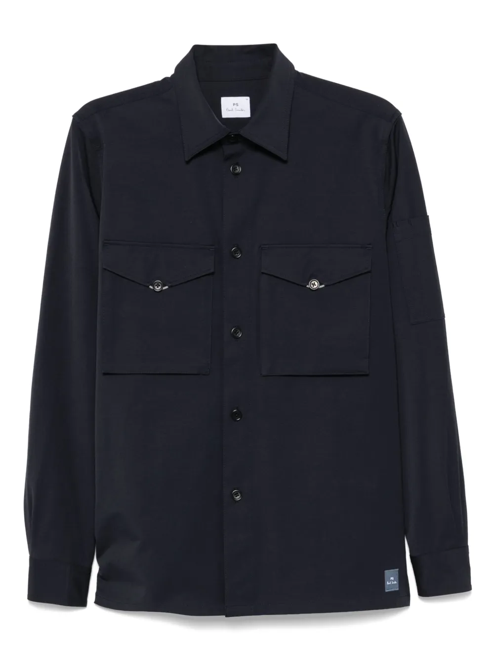 PS Paul Smith sobrecamisa de sarga | azul | Image 1