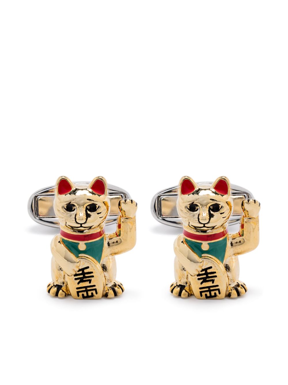 Lucky Gold Cat cufflinks