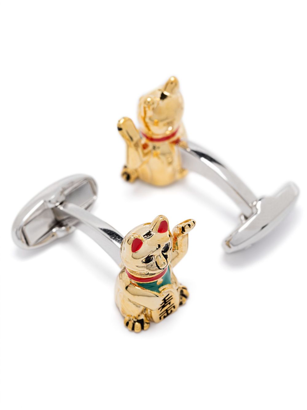 Paul Smith Lucky Gold Cat cufflinks