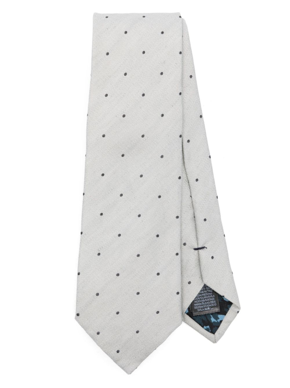 polka-dot tie