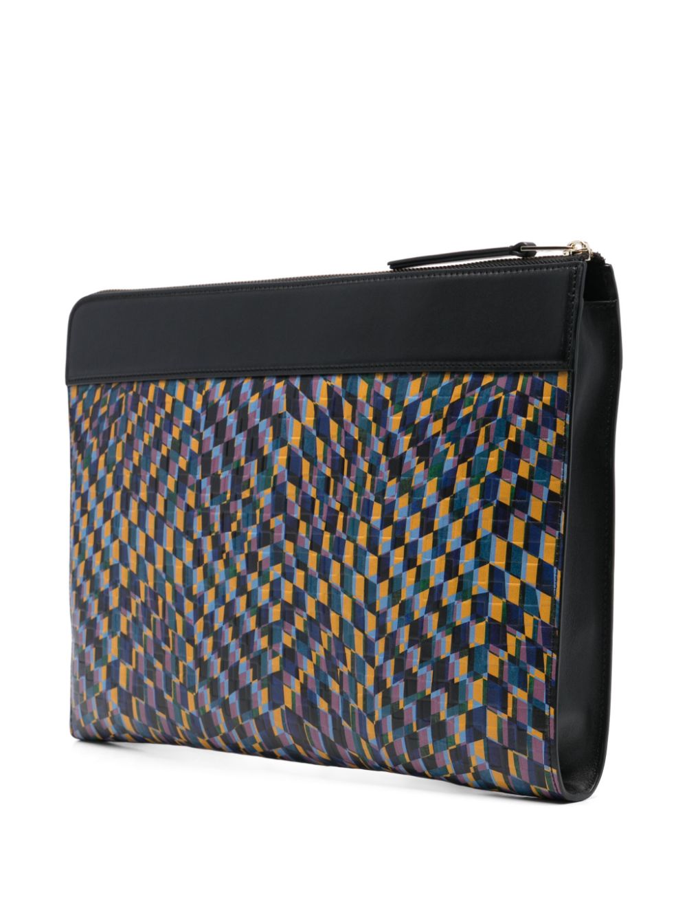 Paul Smith Abstract geruit hoesje - Zwart