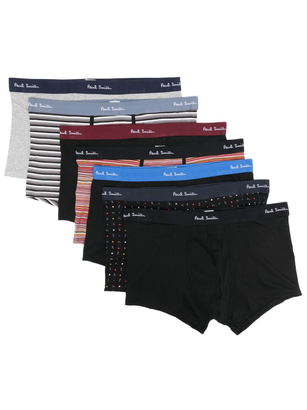 Paul Smith Zeven jersey boxershorts Zwart