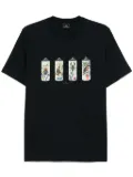 PS Paul Smith Spray Cans-print T-shirt - Blue