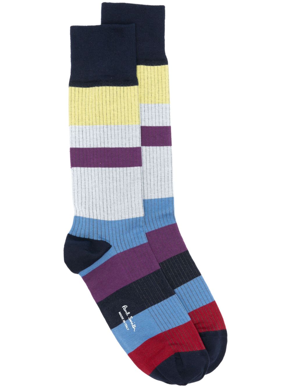 Paul Smith striped socks - Blue