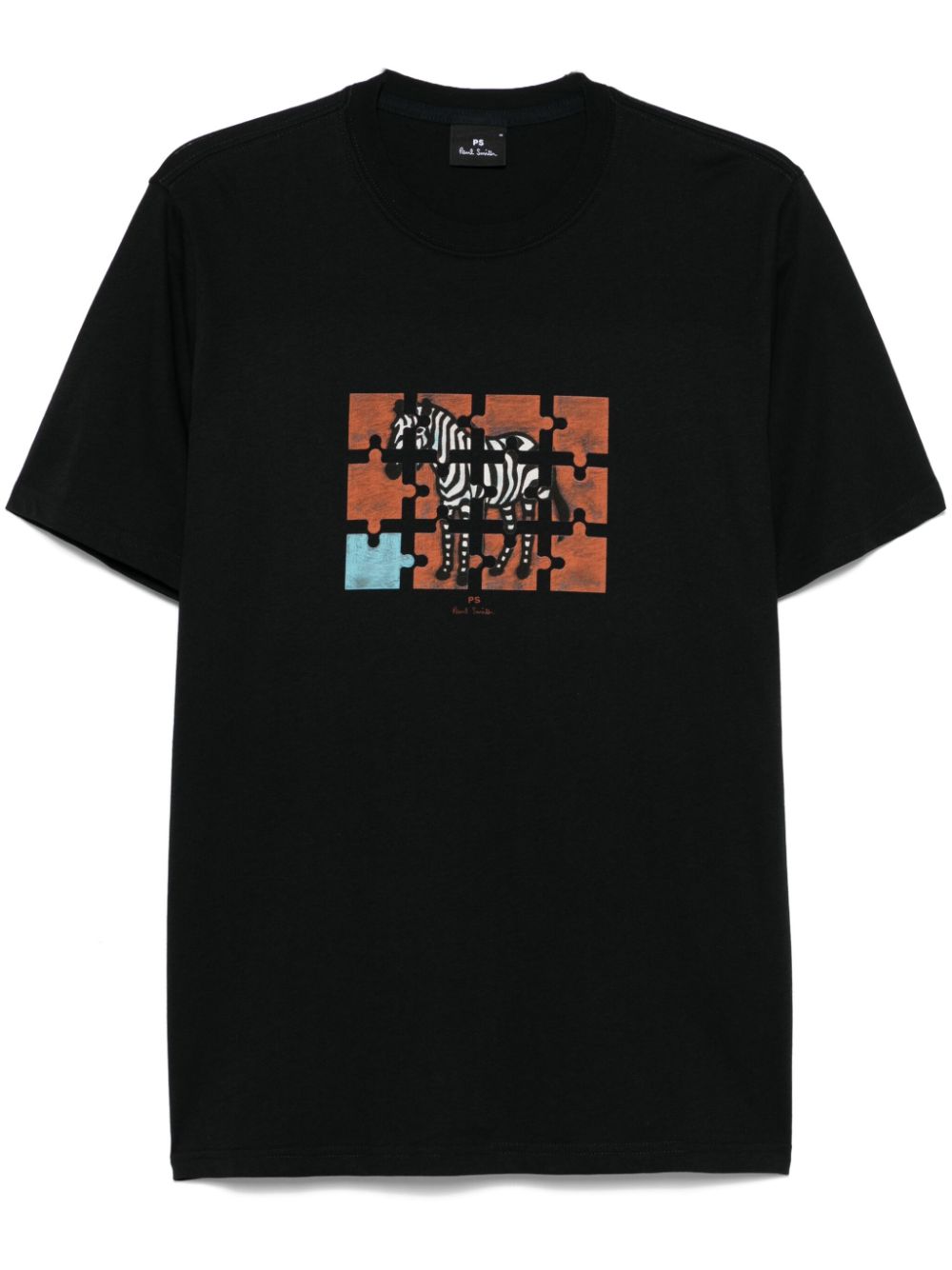 Zebra Jigsaw-print T-shirt