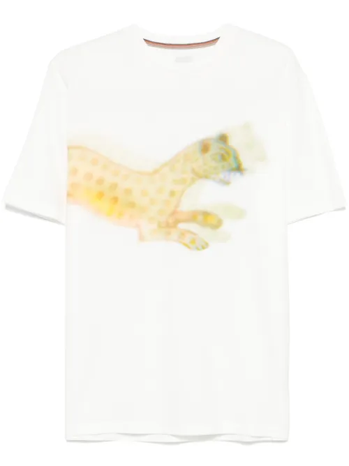 T-shirt à imprimé léopard - Paul Smith - Modalova