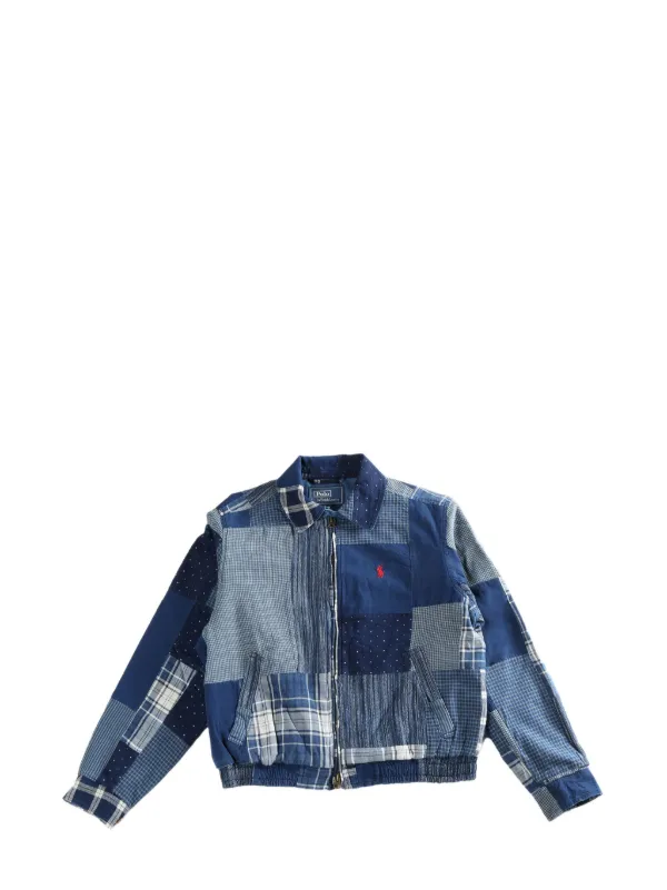 POLO Ralph Lauren パッチワーク アンコンジャケット ブルー 27384370_57318508_600.jpg