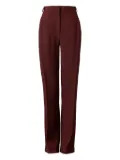 TOVE Gabrielle pleated-front trousers - Red