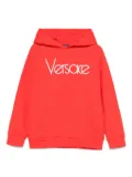 Versace Kids embroidered-logo hoodie