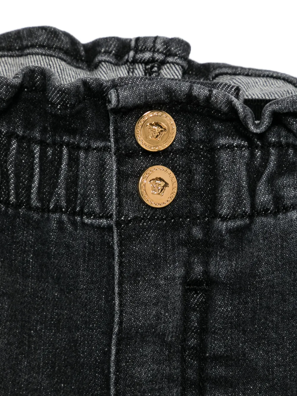 Versace Kids Spijkershorts Grijs
