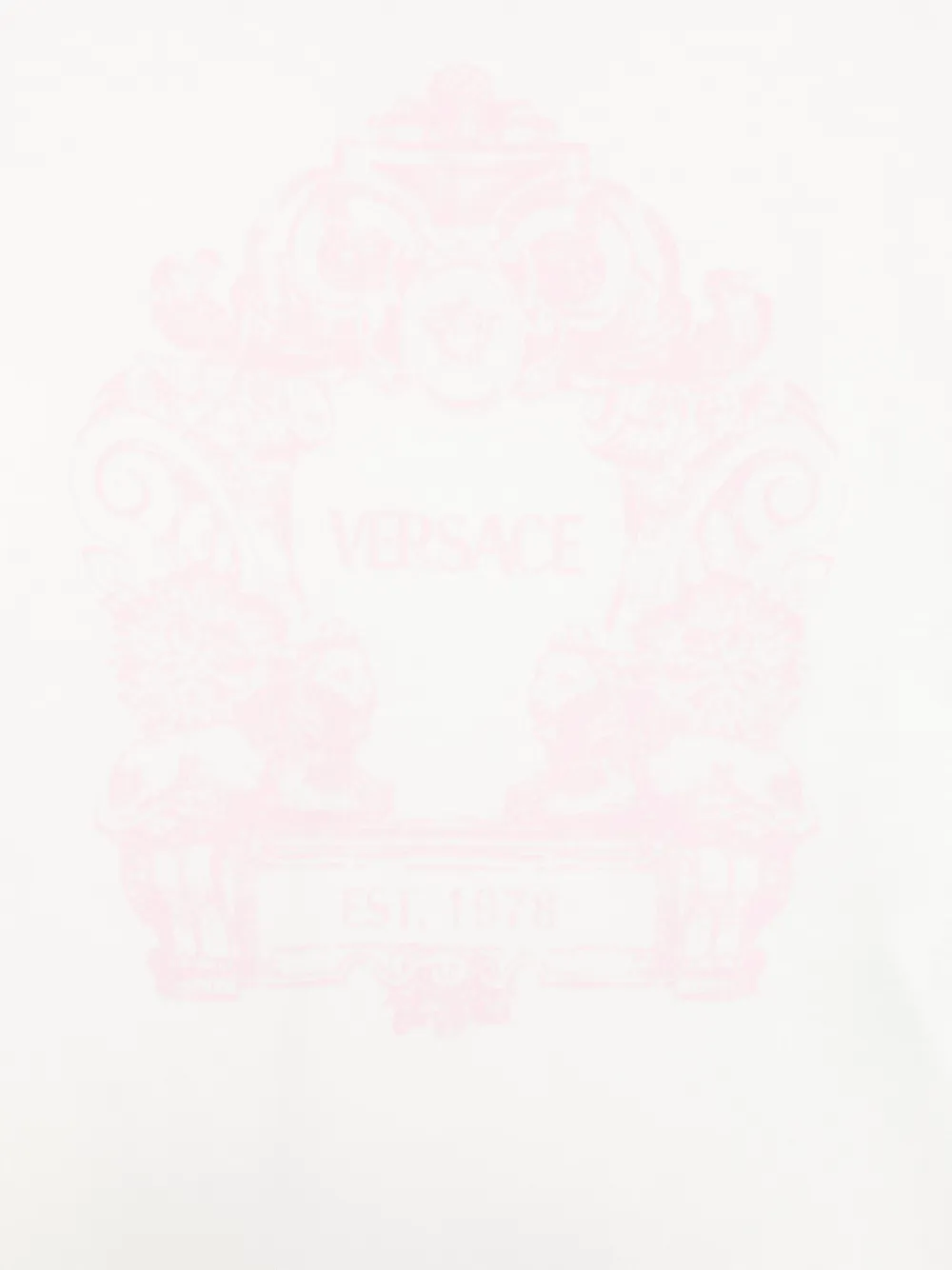 Versace Kids T-shirt met logoprint Wit