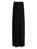 L'Agence Ryker bias waistband maxi skirt - Black