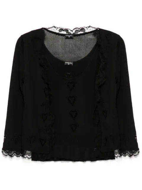 CHANEL Pre-Owned 2006 Ensemble cardigan sleeveless top