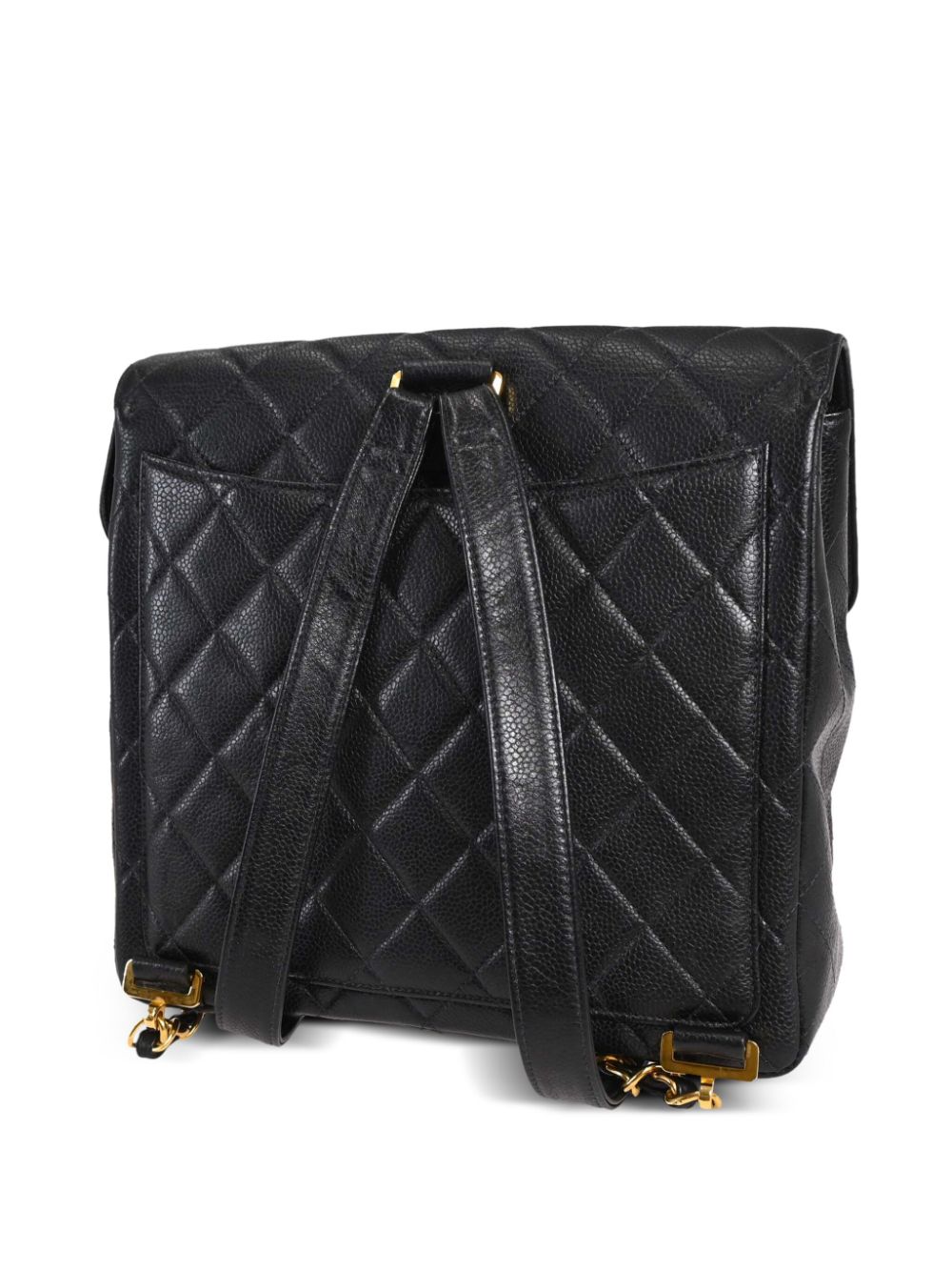 CHANEL Pre-Owned 1997 gewatteerde rugzak met CC-draaislot - Zwart