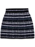 Thom Browne tweed mini skirt - Blue