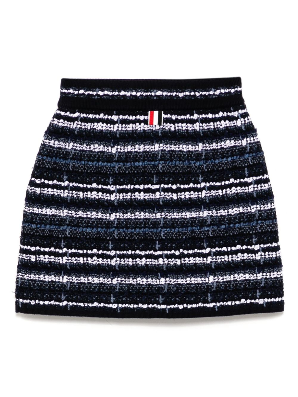 Thom Browne Tweed mini-rok - Blauw