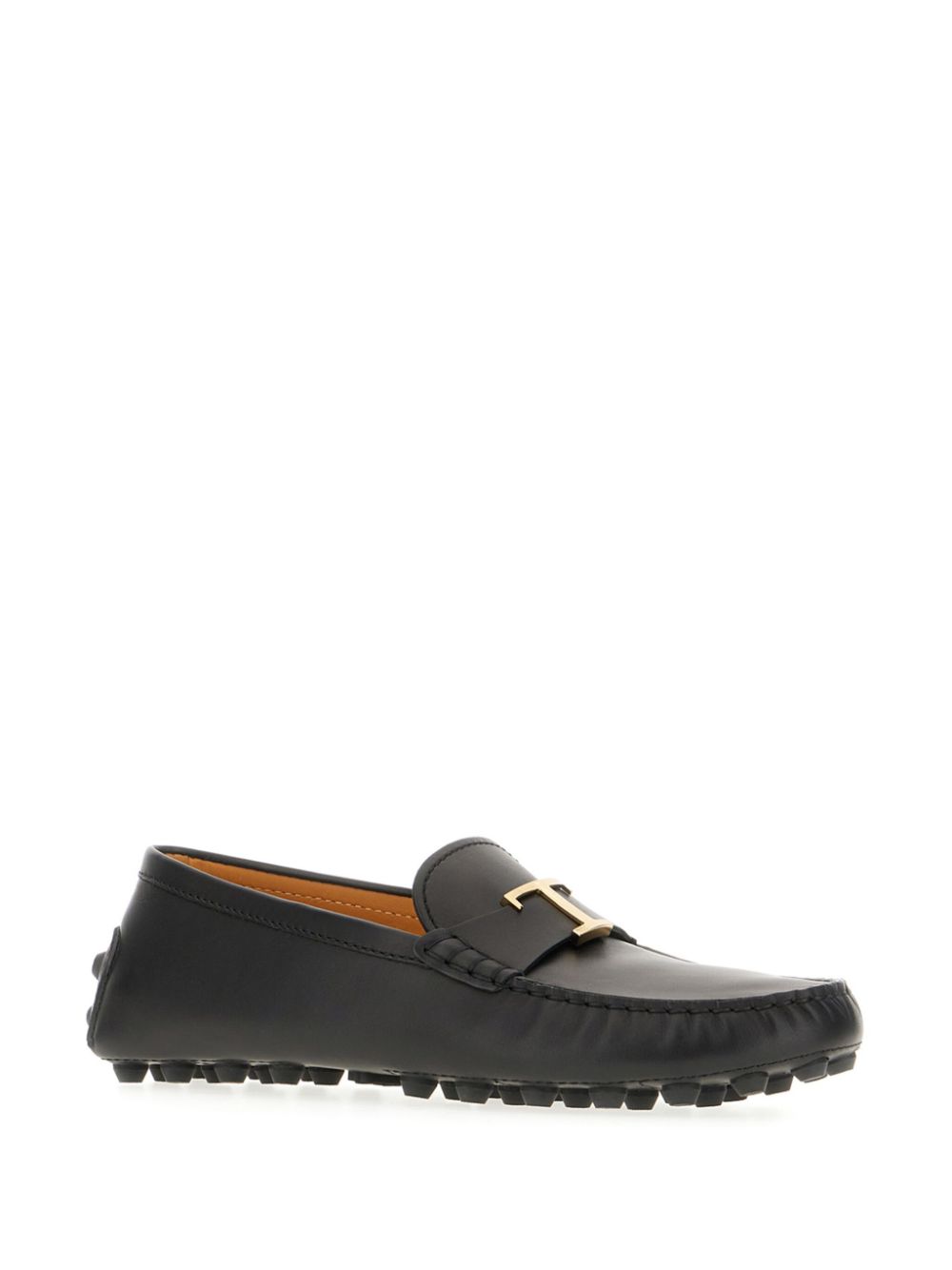 Tod's Loafers met logo - Zwart