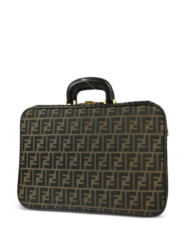 最安価格 Fendi Pre-Owned 1990-2000s ズッカ 2way ビジネスバッグ バッグ