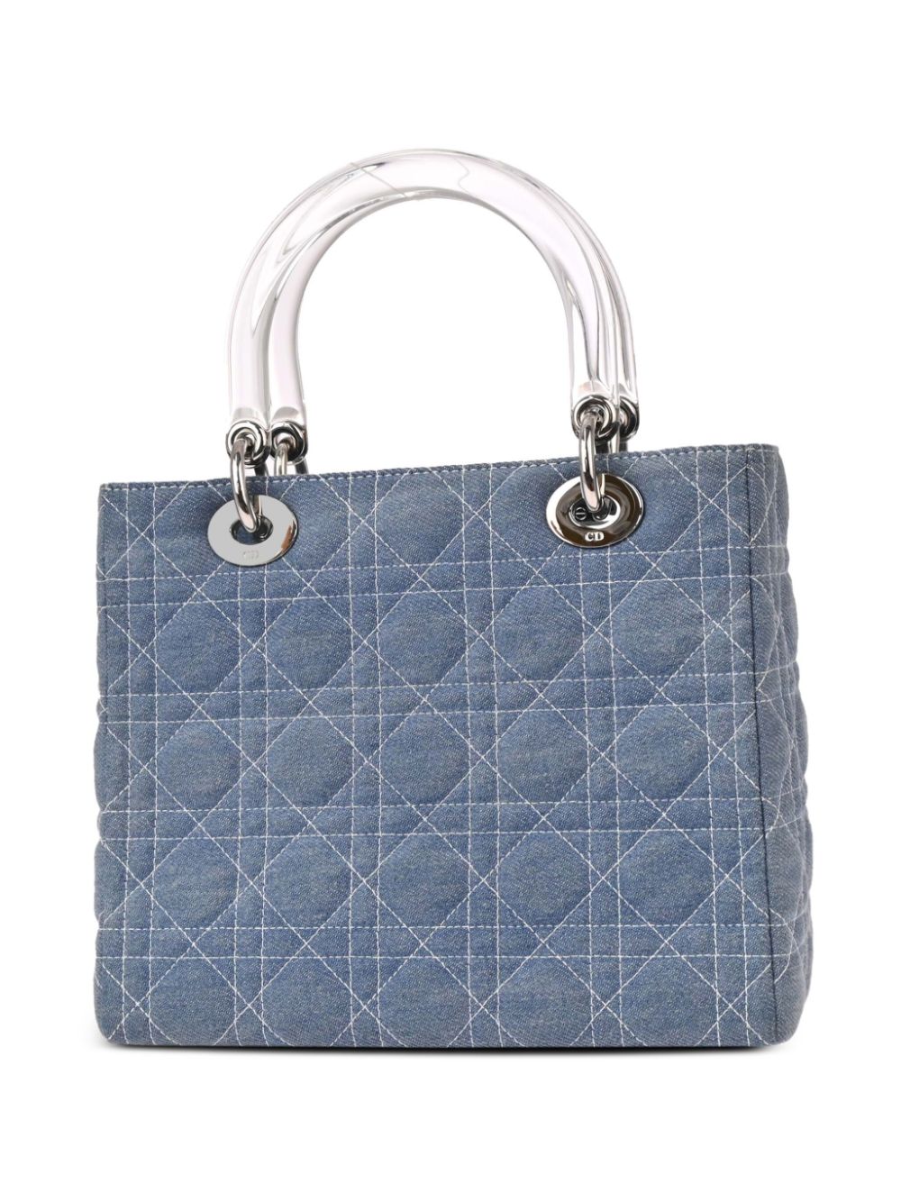 Christian Dior Pre-Owned 1999 Lady Dior Cannage tas - Blauw