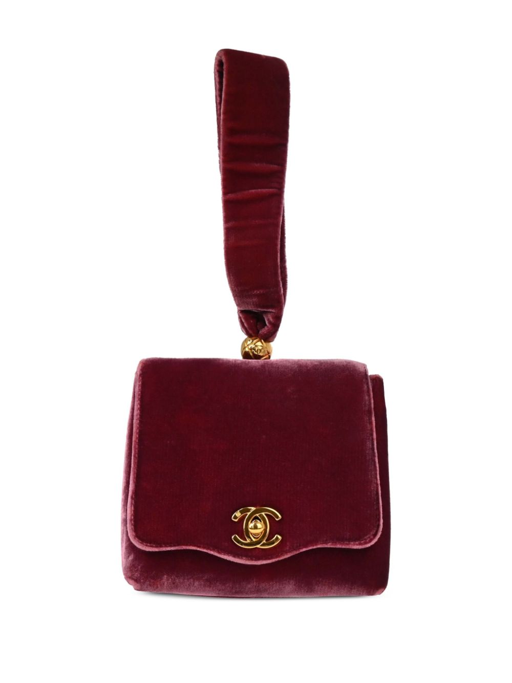 1995 velvet clutch bag